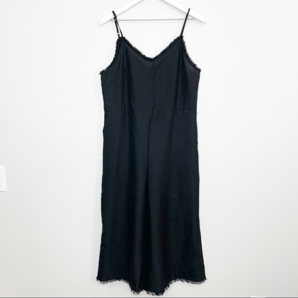 Doe & Rae Fringe Wide Leg Jumpsuit Size Medium